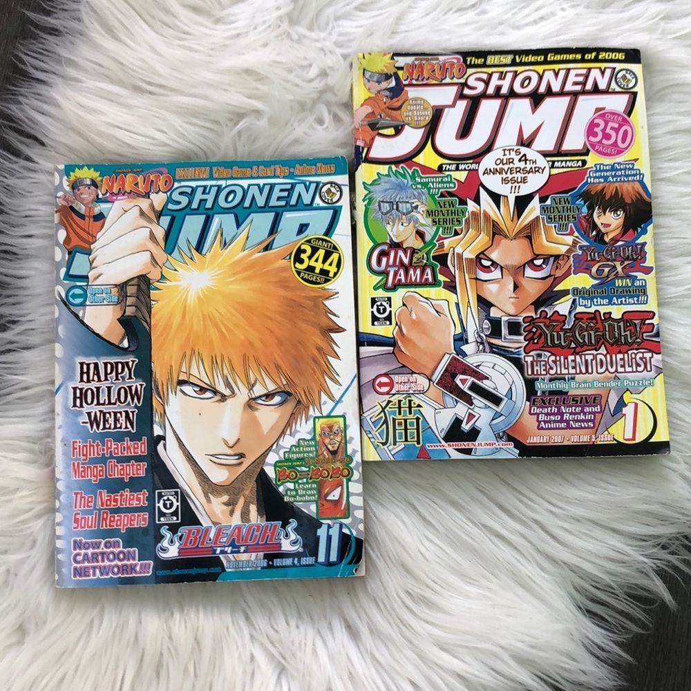 Shonen Jump #11 Nov 2006 & #1 Jan 2007 Manga Magazine Book Naruto